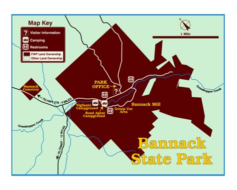 Bannack Montana Map | World Map Gray