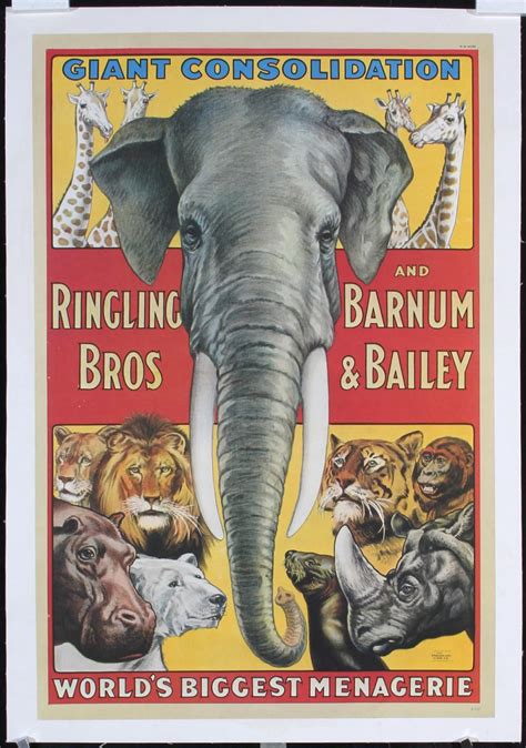 Ringling Brothers And Barnum And Bailey Circus Posters