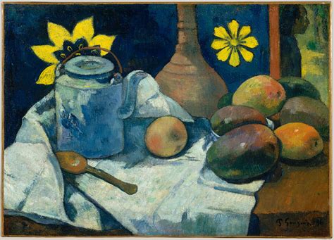 Paul Gauguin: Still Life with Teapot and Fruit (1997.391.2) | Heilbrunn ...