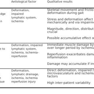 Literature reviews on the aetiology of DTI in transtibial prosthetic ...