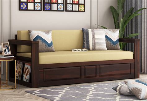 Wooden Sofa Bed With Storage - Home Design Ideas