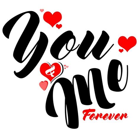 You And Me | Logo design love, Graphic design background templates, Font graphic