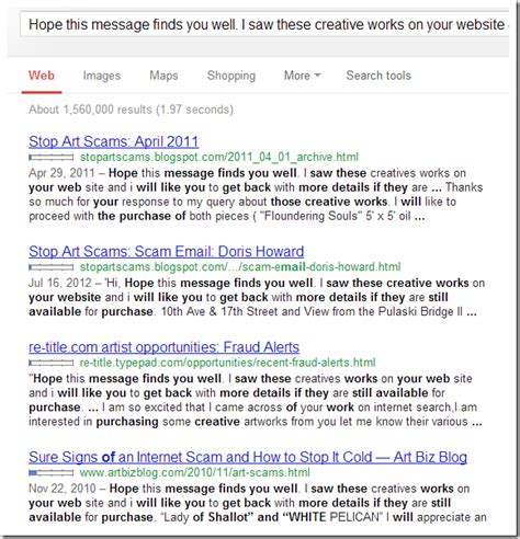 Online Email Art Scams Alert - Don't be a Victim! | Artpromotivate