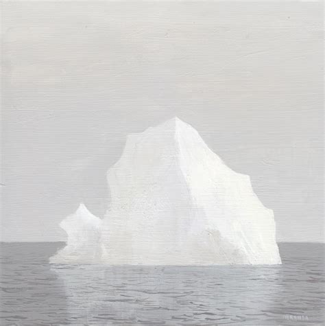 Jeremy Miranda: 4 New Iceberg Paintings