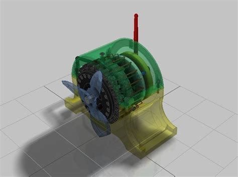 Magnetic Pulse Engine Prototype Design 3D model | CGTrader