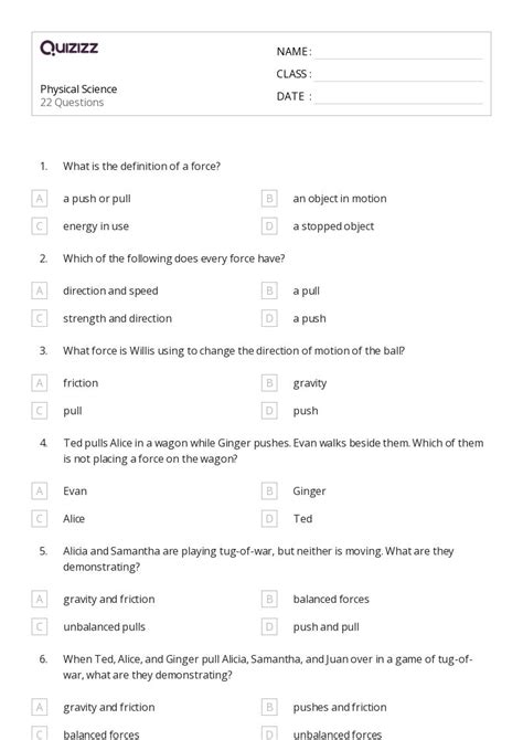 50+ Science worksheets for 3rd Grade on Quizizz | Free & Printable