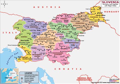 Slovenia Map | HD Map of the Slovenia