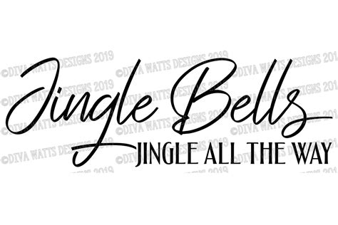 Jingle Bells Jingle All The Way - Christmas SVG Cutting File