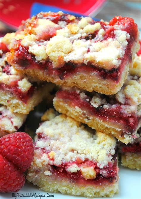 Raspberry Crumble Bars!