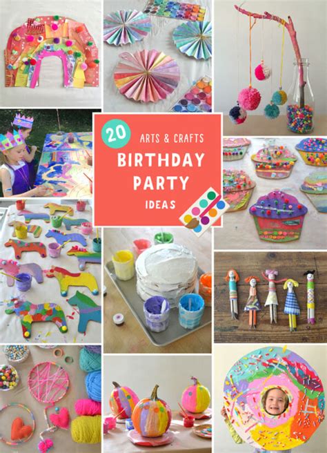 Arts and Crafts Birthday Party for Kids | My 20 Best Ideas - ARTBAR