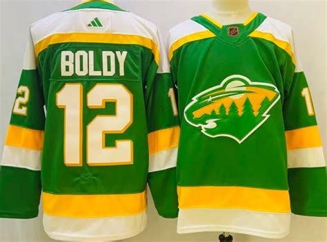 Minnesota Wild #12 Matt Boldy 2023 Reverse Jersey Green