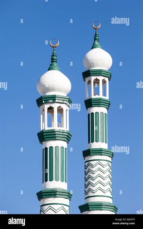 South Africa. Minarets of the Habibia Soofi Mosque, Athlone, Rylands ...