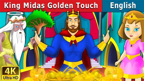 King Midas Touch in English | Story | English Fairy Tales English Fairy ...