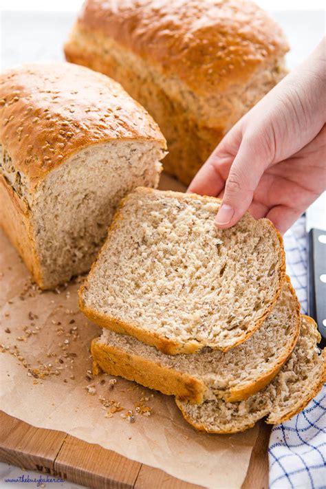 Easy Whole Grain Sandwich Bread - The Busy Baker