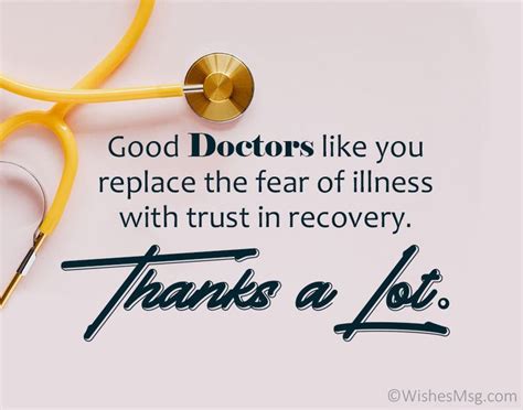 75+ Thank You Messages For Doctor - Appreciation Quotes | Doctors day ...