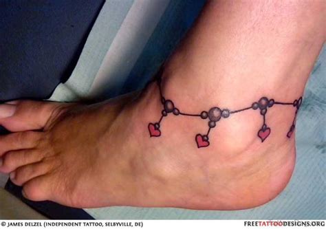 54 Adorable Heart Tattoo On Ankle - Tattoo Designs – TattoosBag.com