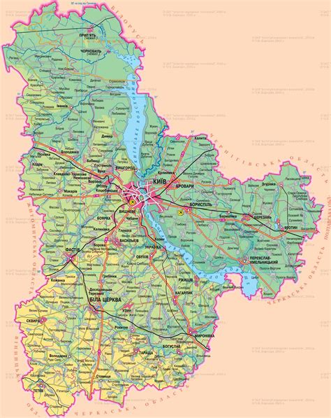 Kiev Ukraine Map