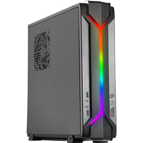 SilverStone RVZ03B-ARGB Slim Mini-ITX Case with RGB RVZ03B-ARGB