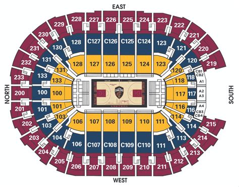 Seating Charts Rocket Mortgage FieldHouse - Arena Seating Chart