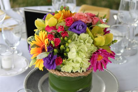 Bright and Happy Floral Arrangements by Kittelberger Florist