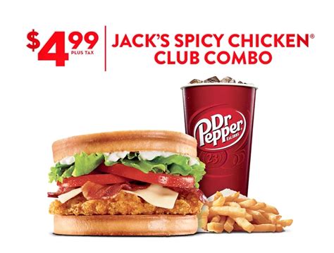 News: Jack in the Box - New $4.99 Spicy Chicken Club Combo