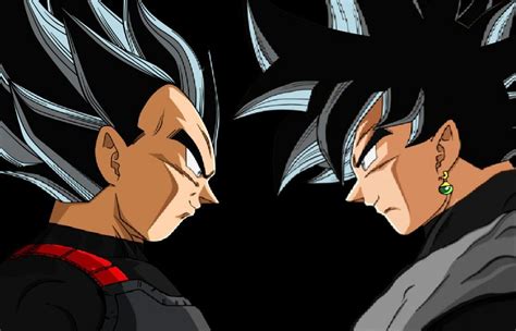 Vegeta Black and Goku Black Dragon Ball Dragon Ball Z, Dragon Ball Super, Black Dragon, Black ...