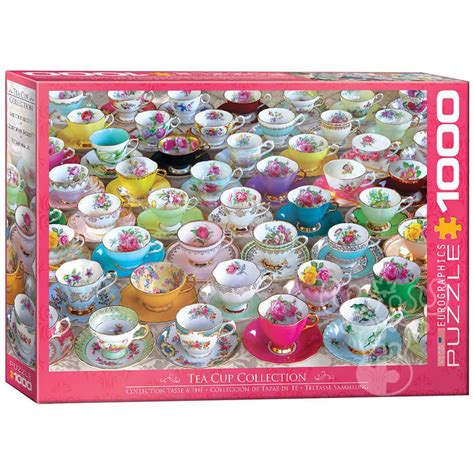 Eurographics Teacup Collection Puzzle 1000pcs - Puzzles Canada