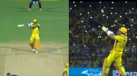 IPL 2023: Watch CSK skipper MS Dhoni light up the night sky with double ...