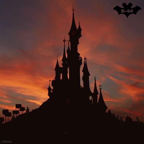 Sleeping Beauty Castle Silhouette