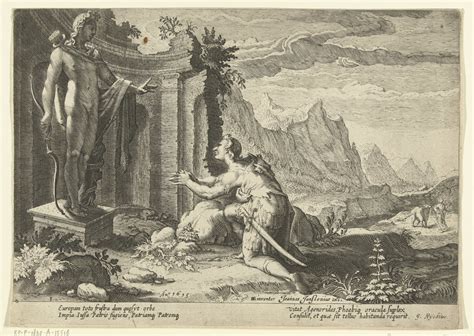 Cadmus Asks the Oracle of Delphi What to Do Since He Could Not Find His Sister Europa