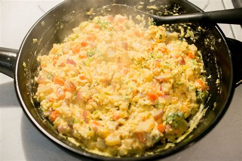 Easy Scrambled Eggs with Veggies | Living Well Spending Less®