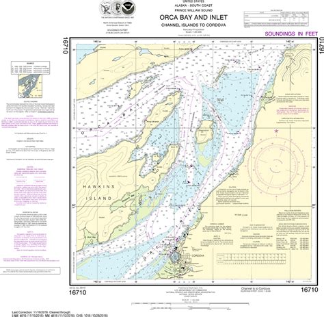 POD NOAA Charts for the Alaska Coast: Prince William Sound - Captain's ...