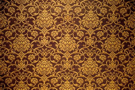 HD wallpaper: background, pattern, fabric, golden, ornament, vintage ...