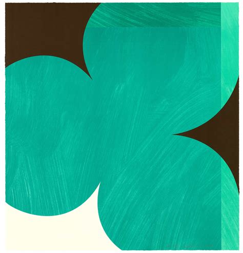 Untitled (Green Clovers), 2023, Sarah Crowner | Universal Limited Art Editions (ULAE)