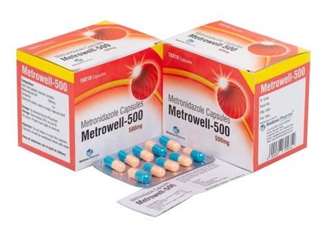 Metronidazole Capsule 500mg Manufacturer & Supplier India.