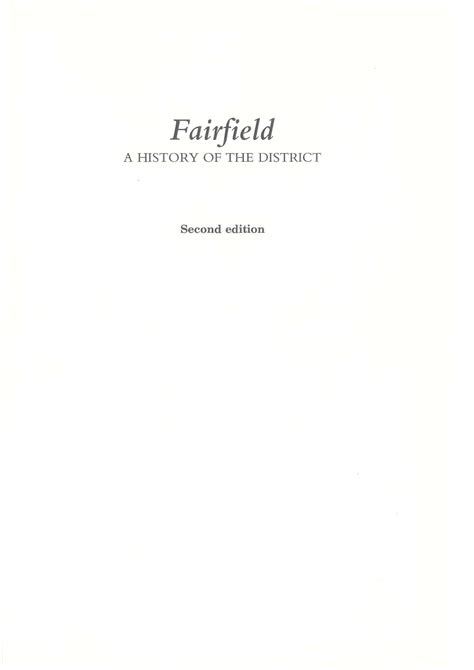 Fairfield, A History of the District | Fairfield City Heritage Collection