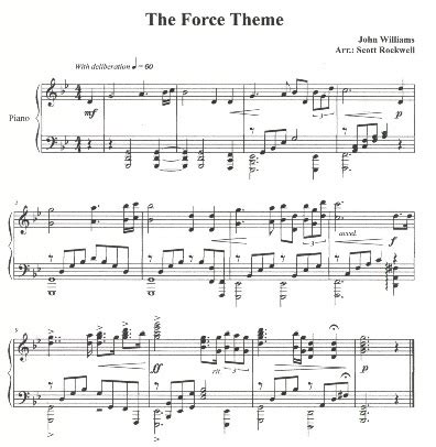 SCORE: --- THEME --- The Force Theme - JWFan Reviews - JOHN WILLIAMS ...