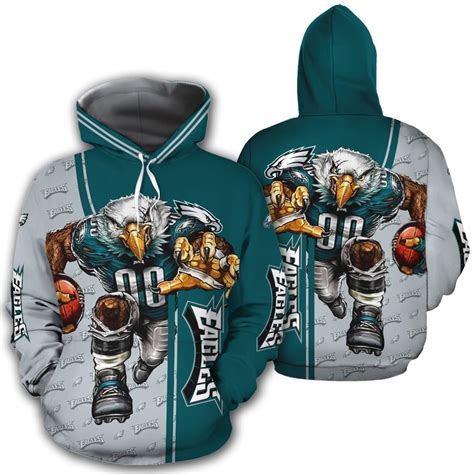 20% OFF Philadelphia Eagles Hoodies Mens Mascot 3D Ultra Cool – 4 Fan Shop