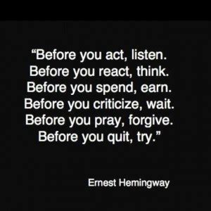 Ernest Hemingway Life Quotes. QuotesGram