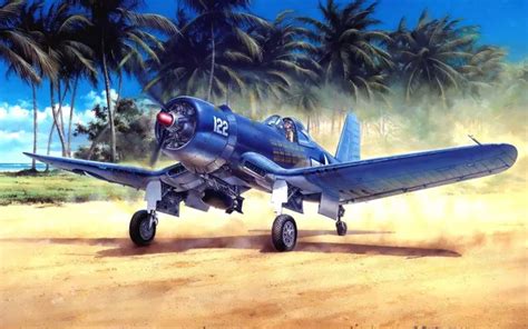 Good quality # TOP Decor Military Aviation ART World War II aircraft print art painting on ...