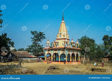 Krishna Temple Near Tamar Vilage between Capital Ranchi Editorial Photo ...