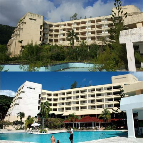 I found this abandoned hotel in the Seychelles. I found an old log book in the lobby with the ...