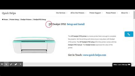 HP Deskjet 3752 First Time Printer Setup|Driver Download( New 2021 User Guide ) - YouTube