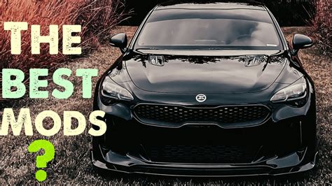 Best Mods For The Kia Stinger GT - YouTube