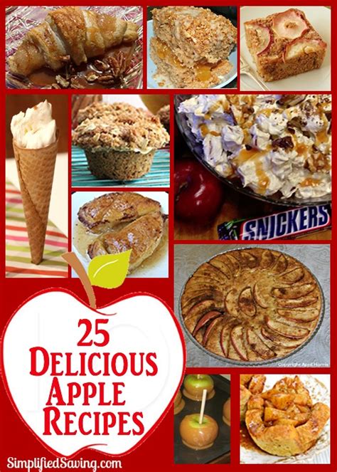 25 Delicious Apple Recipes SimplifiedSaving.com - Fun Happy Home