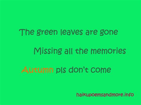 Haiku Poems About Nature