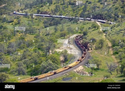 The Tehachapi Train Loop near Tehachapi California historic location ...