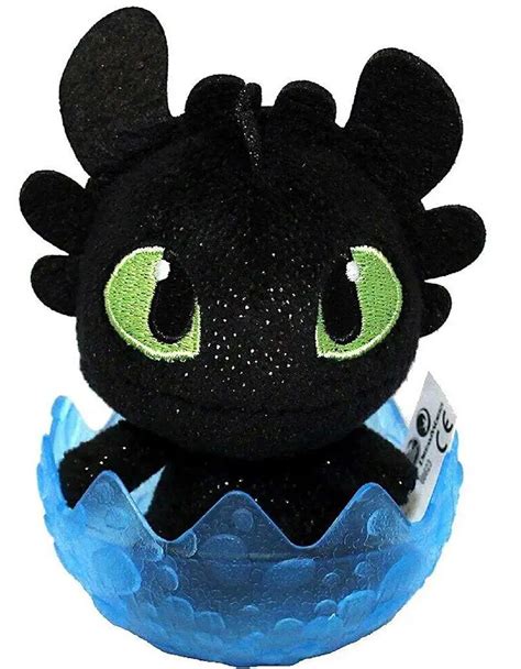 How to Train Your Dragon The Hidden World Toothless 3 Egg Plush Black ...