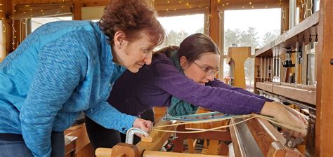 Floor Loom Weaving - Erindale Tapestry Studio