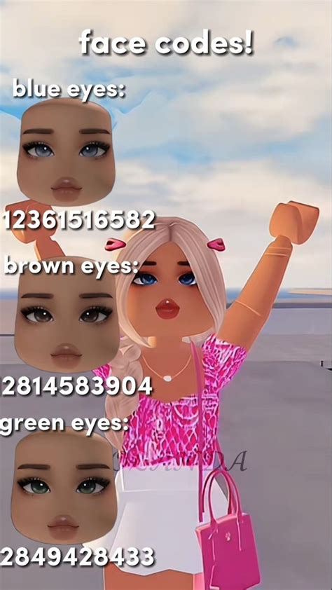 Roblox Face Codes | Light blue eyes, Blush on cheeks, Best face products